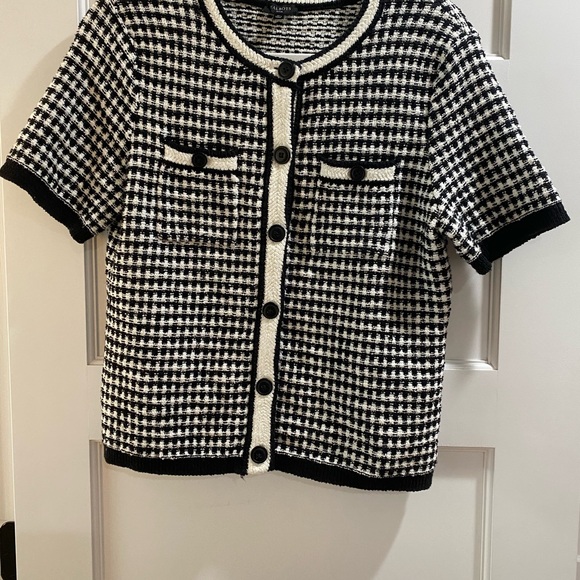 Talbots Sweaters - Black and White Sweater